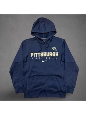 Nike Pittsburgh Panthers Football Therma-FIT Hoodie Size Small